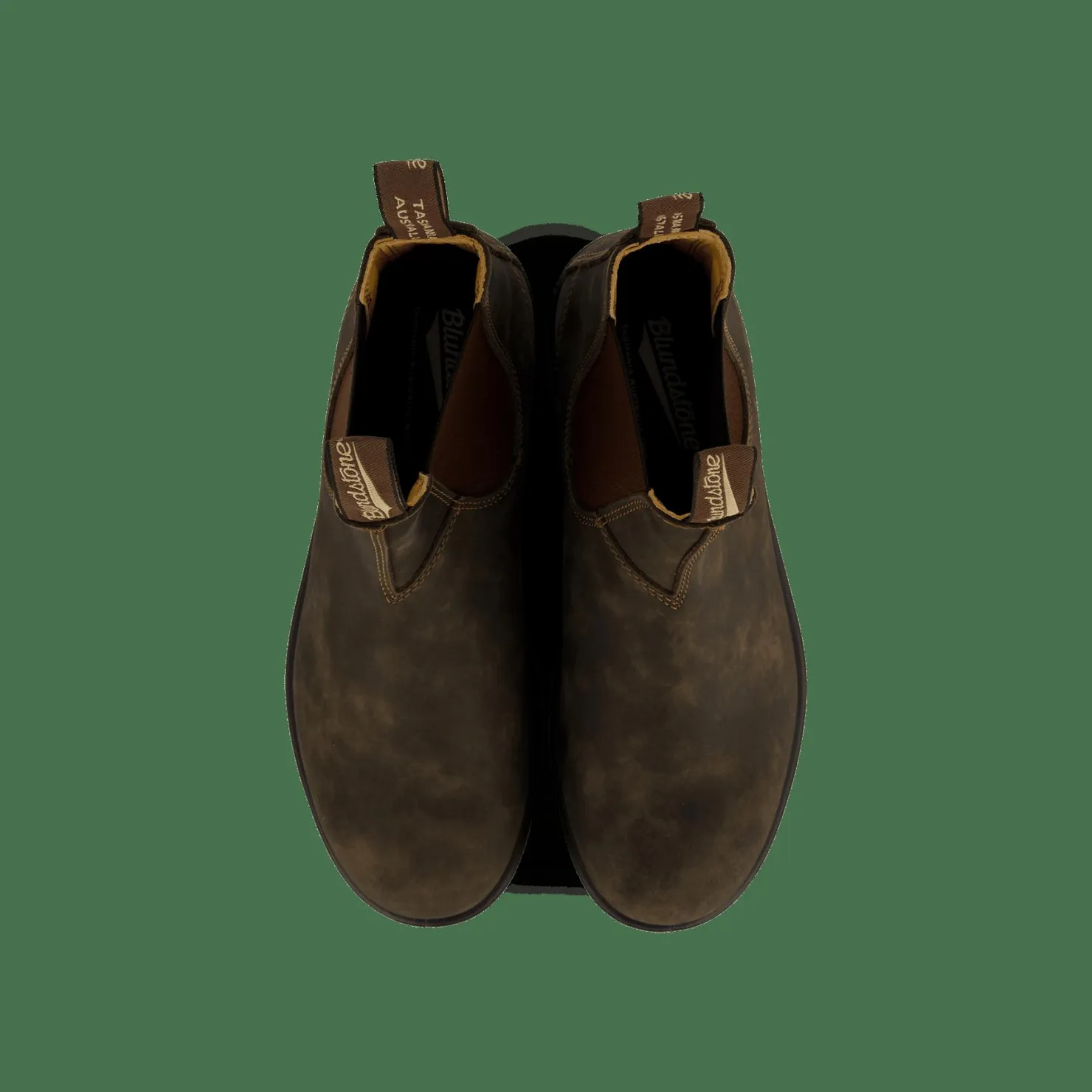 Blundstone BL 585 Classics Chelsea Boot Rustic Brown Brun och Grön Online
