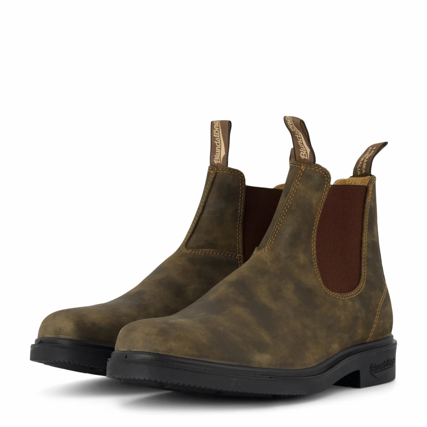 Blundstone BL 1306 Dress Chiseled Toe Boot Rustic Brown Brun New