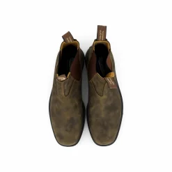 Blundstone BL 1306 Dress Chiseled Toe Boot Rustic Brown Brun New