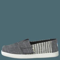 Toms Black Cabana Stripe Grey Grå Best