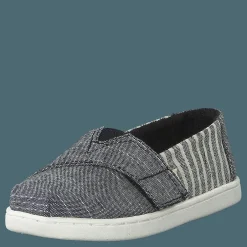 Toms Black Cabana Stripe Grey Grå Best