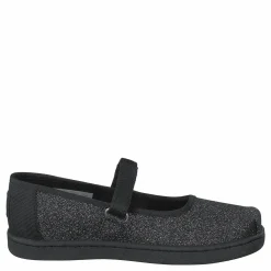 Toms Black Iridescent Glm Tn M Jane Black Svart Clearance
