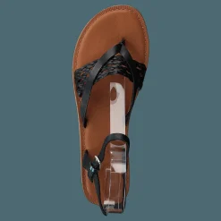 Toms Black Leather Black Svart