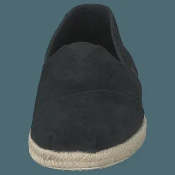 Toms Black Suede Emb/rope Mn Alpr E Black Svart Discount