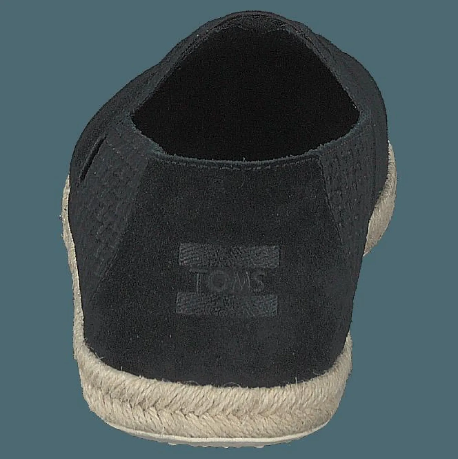 Toms Black Suede Emb/rope Mn Alpr E Black Svart Discount