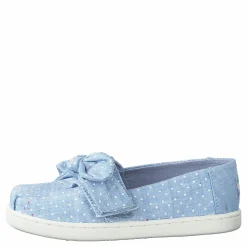 Toms Bliss Speckled Chambray Dots Light Blue Blå New