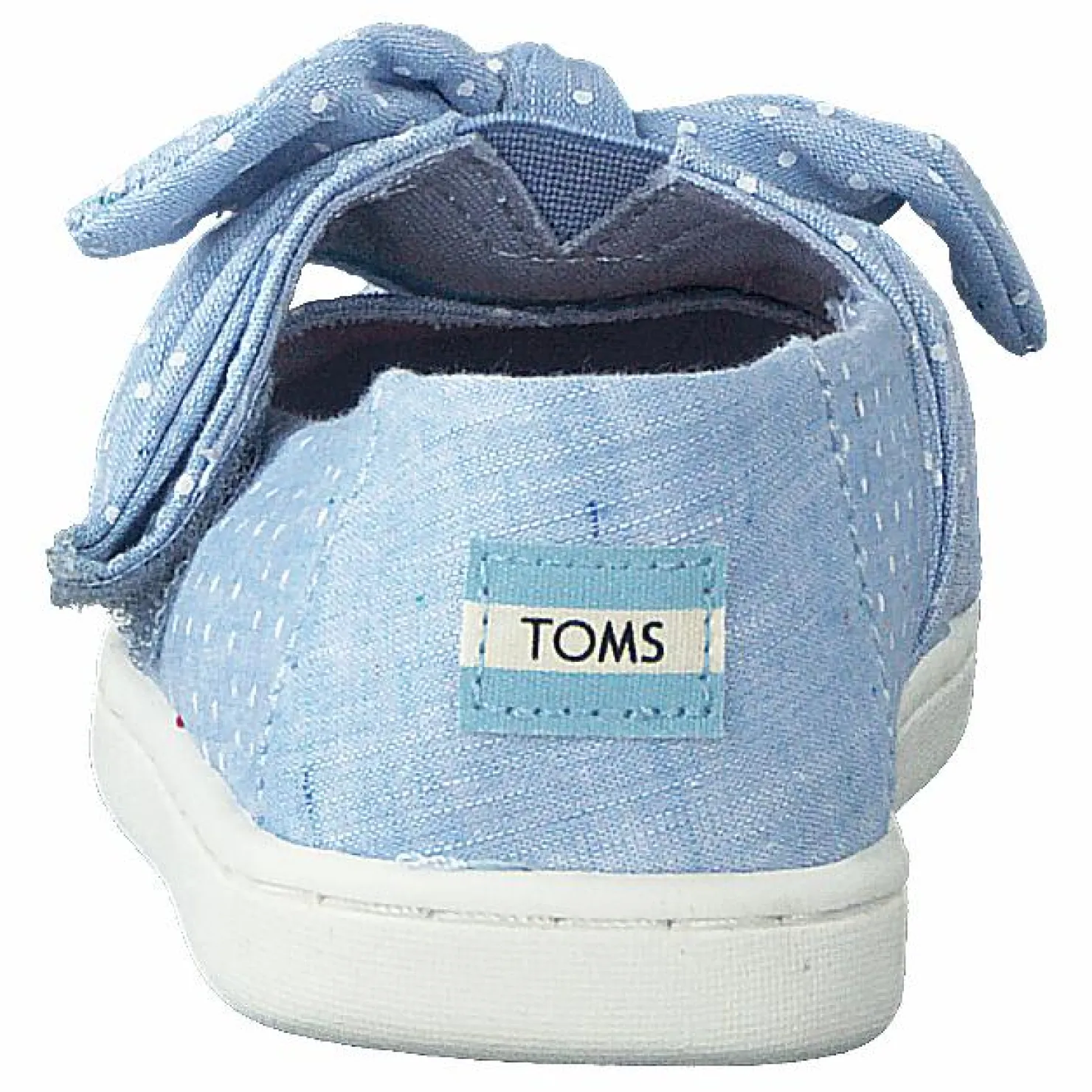 Toms Bliss Speckled Chambray Dots Light Blue Blå New
