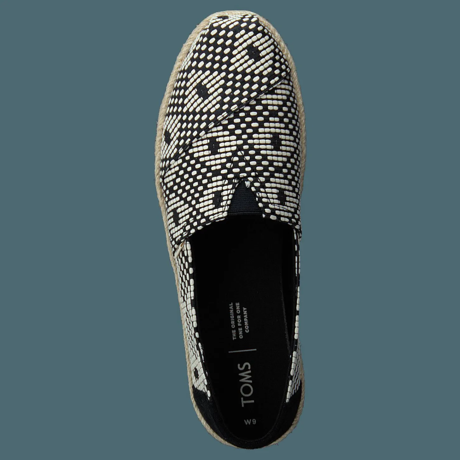 Toms Blk Geo Dmnd Wov/rop Wm Alpr E Black Beige Sale