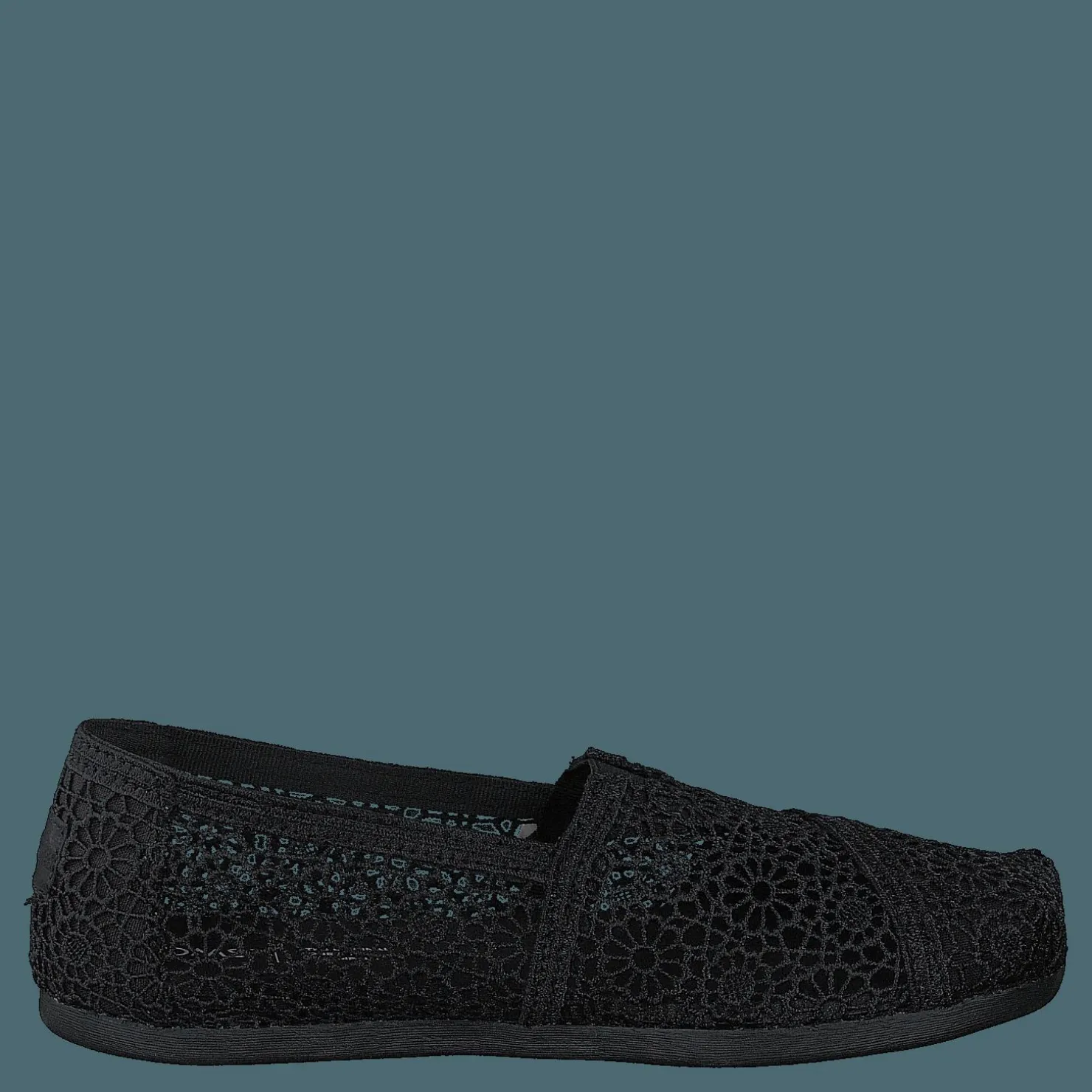 Toms Blk Moroccan Crochet Wm Alpr E 001 Black Svart Sale