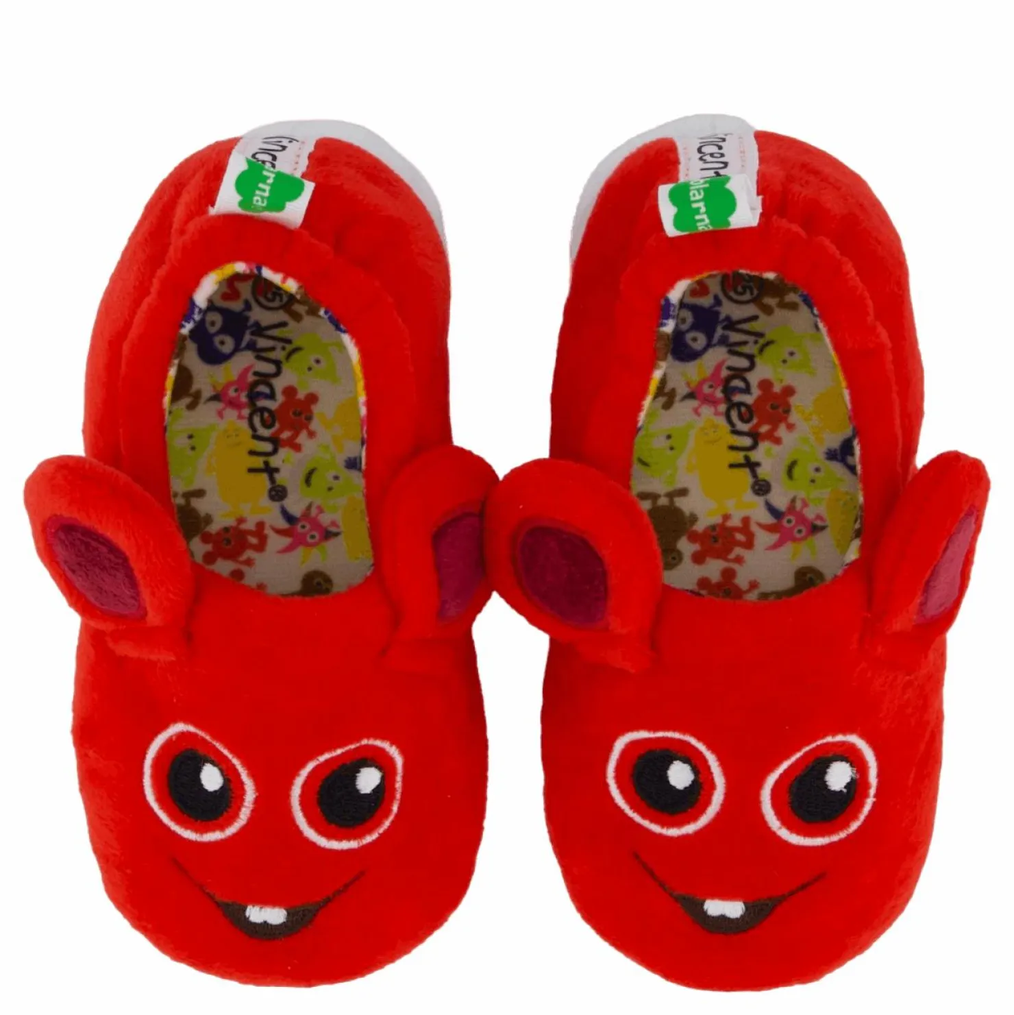 Vincent Bobbo Red Slipper Red Röd Hot