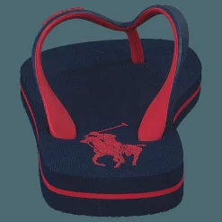 Polo Ralph Lauren Bolt Pony Flip-Flop Newport Navy / RL2000 Red PP Blå Outlet