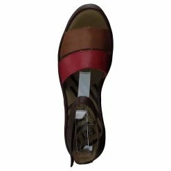 Fly London Bono290fly Tan/cherry Red/brown Brun och Svart Discount