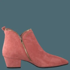 Sofie Schnoor Boot Raw Zip Suede Cher - Cherry Rosa New