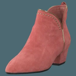 Sofie Schnoor Boot Raw Zip Suede Cher - Cherry Rosa New