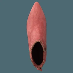 Sofie Schnoor Boot Raw Zip Suede Cher - Cherry Rosa New