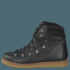 Angulus Boot With Laces And D-rings Black Svart Outlet