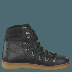 Angulus Boot With Laces And D-rings Black Svart Outlet