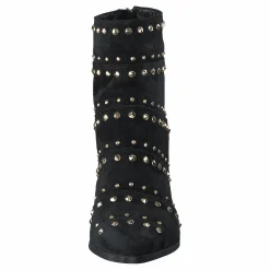 A Pair Bootlet W/Rivets Black Suede Svart Online