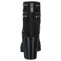A Pair Bootlet W/Rivets Black Suede Svart Online