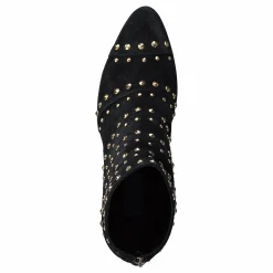 A Pair Bootlet W/Rivets Black Suede Svart Online