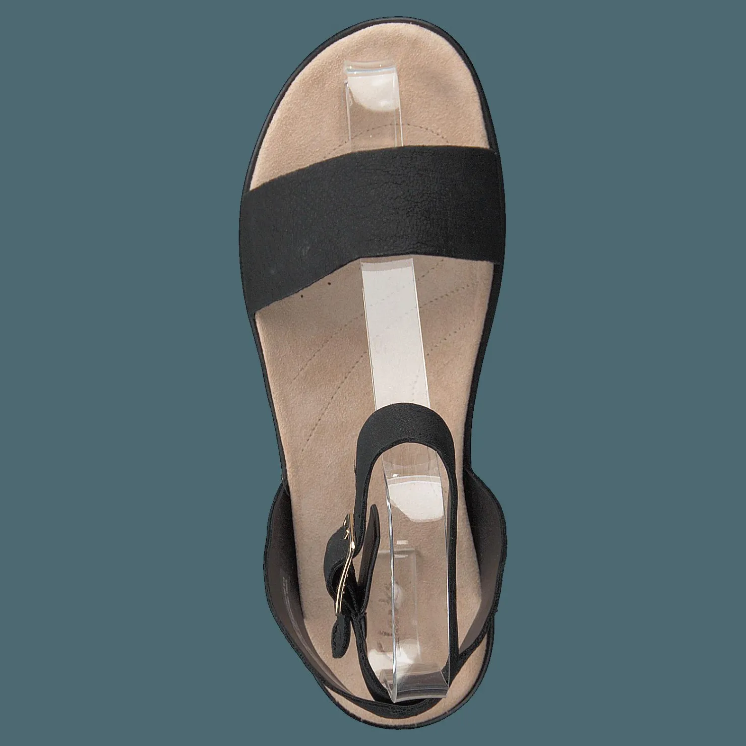 Clarks Botanic Ivy Black Leather Svart Clearance