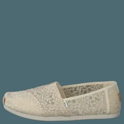 Toms Botanical Lace Natural Beige New