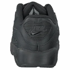 Nike Boys' Air Max 90 Leather TD Kids Black/black Svart Hot
