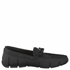 Swims Braided Lace Loafer Black Svart New