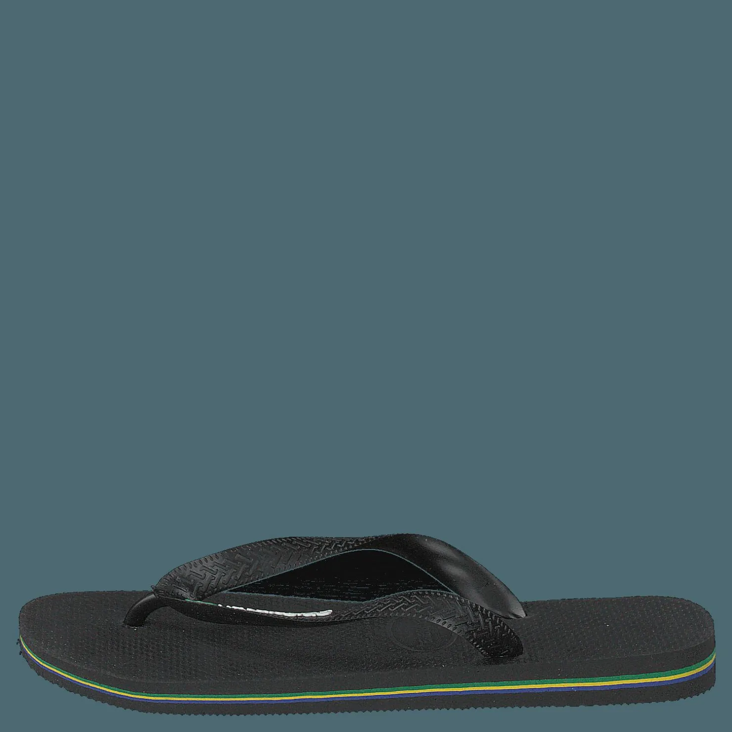 Havaianas Brasil Logo Black/Black Svart Hot
