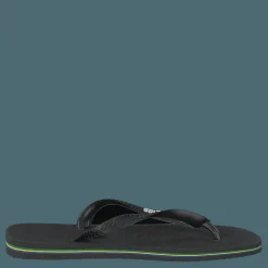 Havaianas Brasil Logo Black/Black Svart Hot