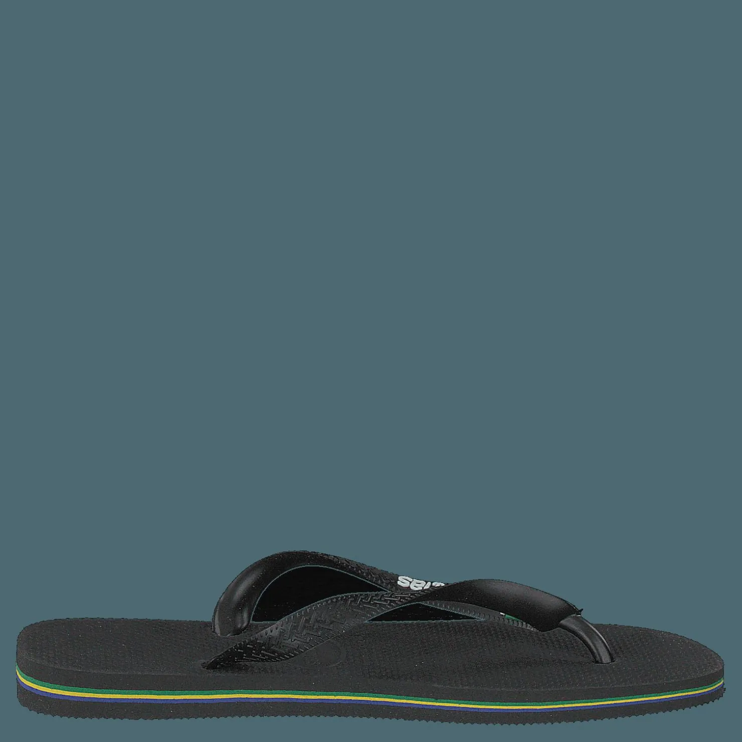 Havaianas Brasil Logo Black/Black Svart Hot