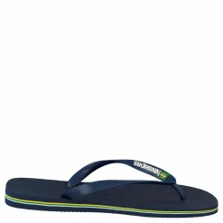 Havaianas Brasil Logo Navy Blue Blå