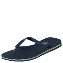Havaianas Brasil Logo Navy Blue Blå