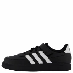 adidas Breaknet Lifestyle Court Elastic Lace and Top Strap Shoes Core Black / Cloud White / Cloud White Svart Sale