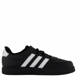 adidas Breaknet Lifestyle Court Elastic Lace and Top Strap Shoes Core Black / Cloud White / Cloud White Svart Sale