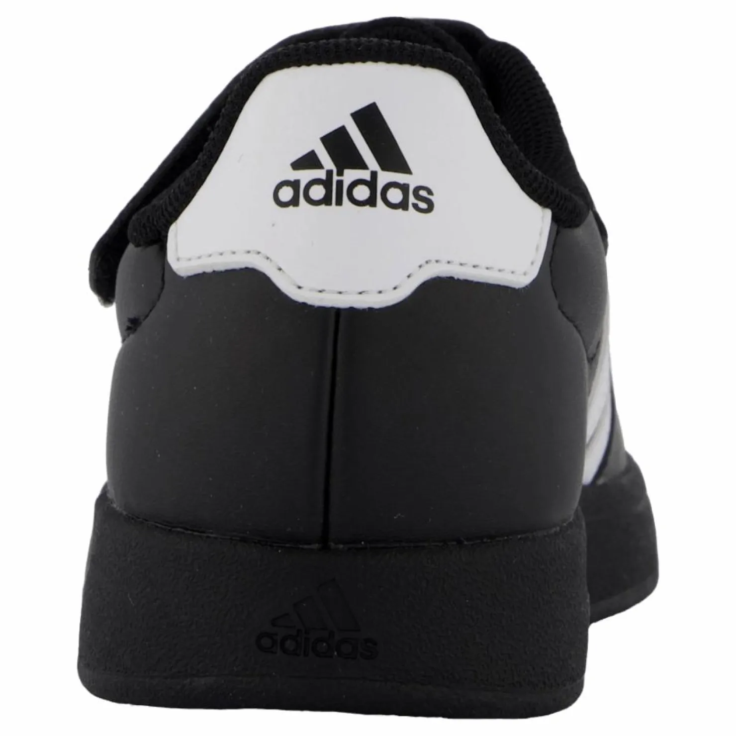 adidas Breaknet Lifestyle Court Elastic Lace and Top Strap Shoes Core Black / Cloud White / Cloud White Svart Sale