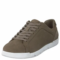 Swims Breeze Tennis Leather Timber Wolf / White Brun Clearance