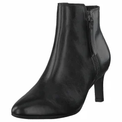 Clarks Calla Blossom Black Leather Svart Online