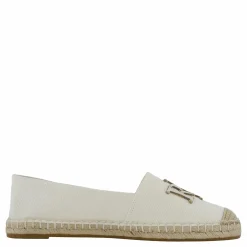Lauren Ralph Lauren Cameryn III Canvas & Leather Espadrille Soft / Neutral / Soft White