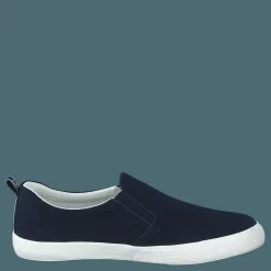 Lauren Ralph Lauren Canvas/burncalf-haddley-sk-spo French Navy/french Navy Blå Hot