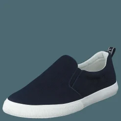 Lauren Ralph Lauren Canvas/burncalf-haddley-sk-spo French Navy/french Navy Blå Hot