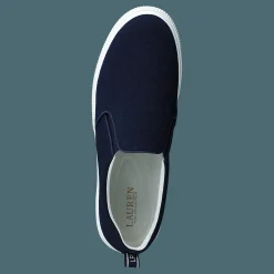 Lauren Ralph Lauren Canvas/burncalf-haddley-sk-spo French Navy/french Navy Blå Hot