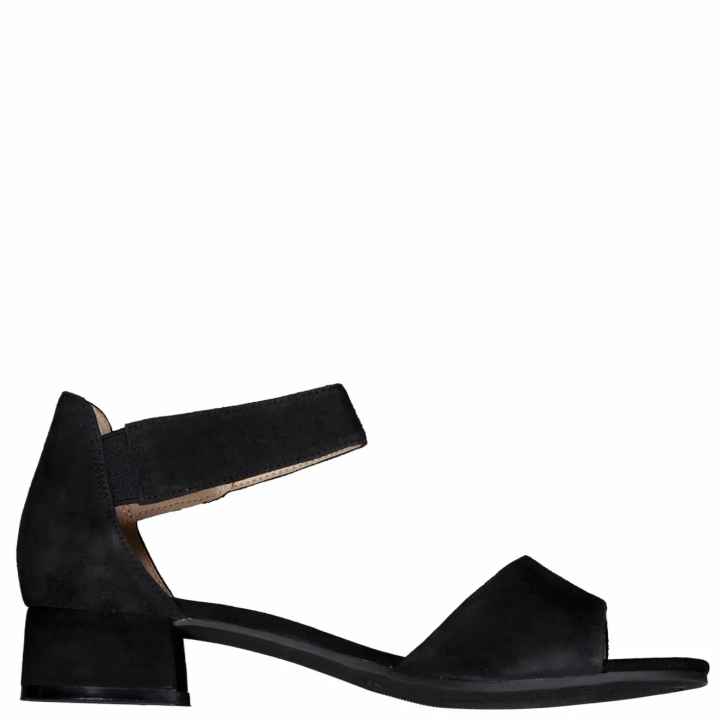 Caprice Carla Black Suede Svart Outlet