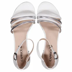 Caprice Carla White/ Silver Sale