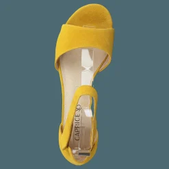 Caprice Carla Yellow Suede Brun och Gul Clearance