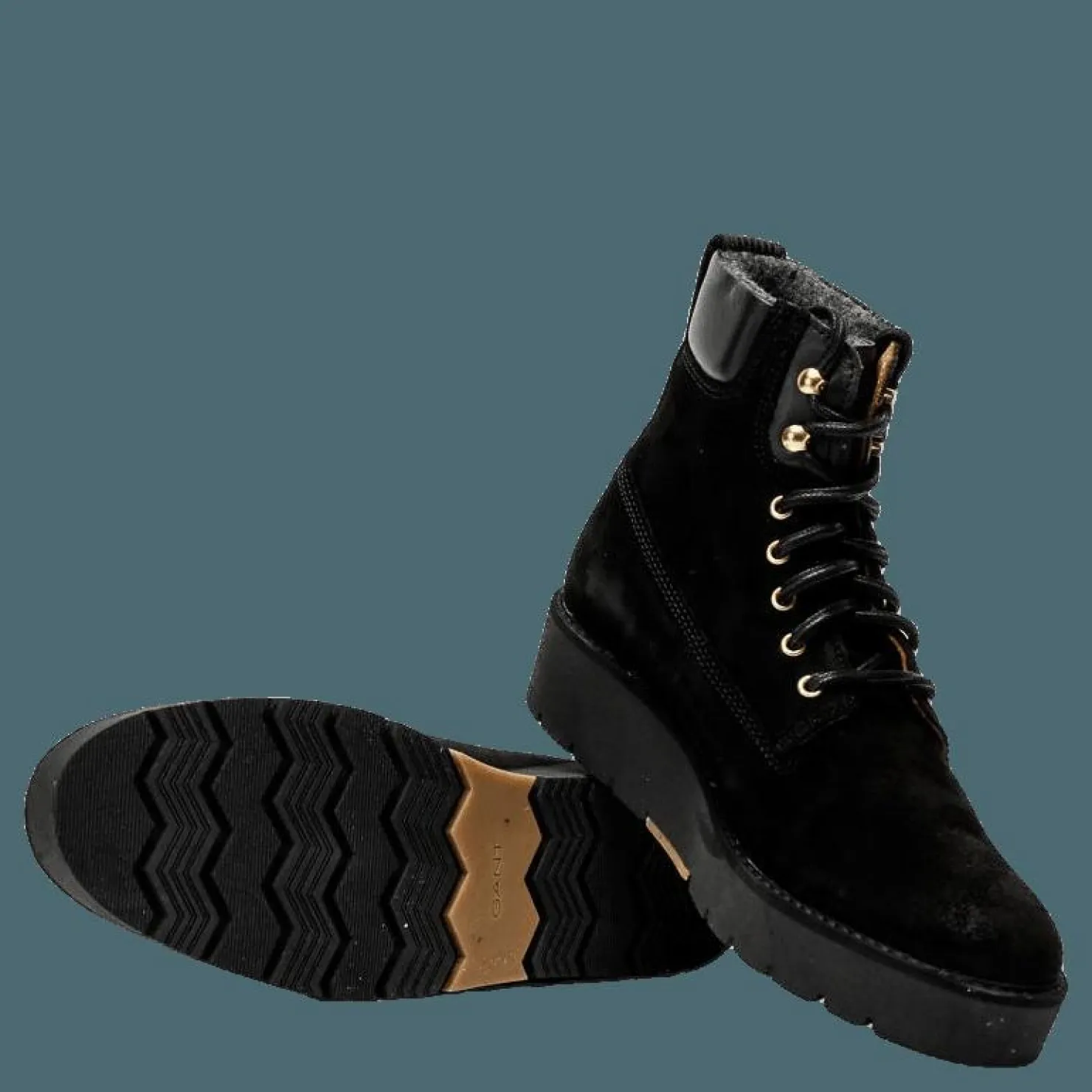 Gant Casey Mid lace boot Black Svart Clearance