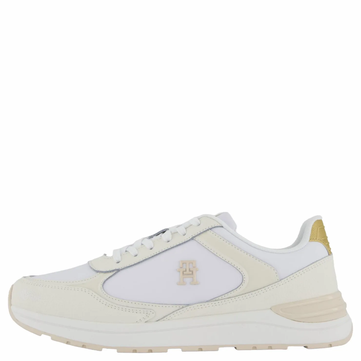 Tommy Hilfiger Casual Fashion Runner Lthr White Vit