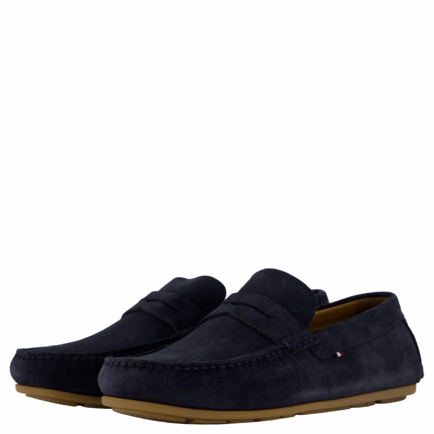 Tommy Hilfiger Casual Hilfiger Suede Driver Blå Best