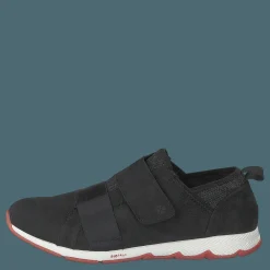 Hush Puppies Cesky Strap Slip On Black Nubuck Svart Discount