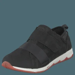 Hush Puppies Cesky Strap Slip On Black Nubuck Svart Discount